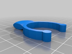 ender 3 pro 30 mm soporte de bobina clip Impresora 3d accesorios el filamento la 3d print model - Mito3D