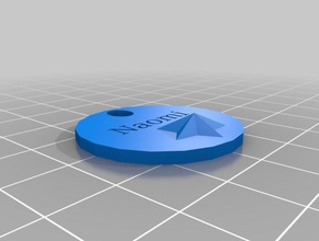 naomi Anahtarlık 3d baskı 3d print model - Mito3D