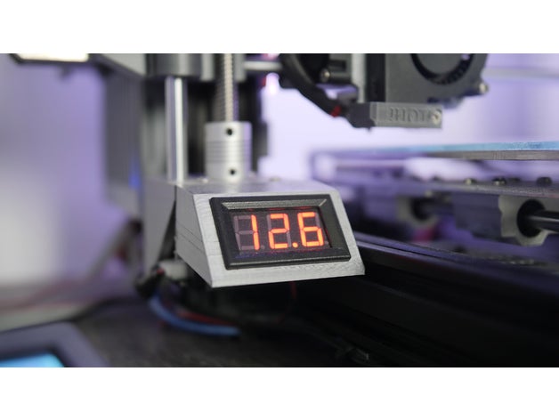 voltmeter support 3d printer parts 3D print model - Mito3D