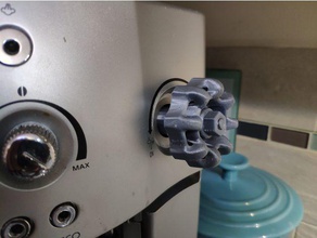delonghi steam knob 3d printing 4200 esam magnifica valve 3d print model - Mito3D