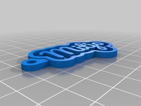 mitjo personalizado clave de la cadena llaveros 3d print model - Mito3D
