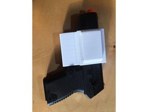 pistola cintura con fondina toro pt111 softair sport & fitness all'aperto 3d print model - Mito3D