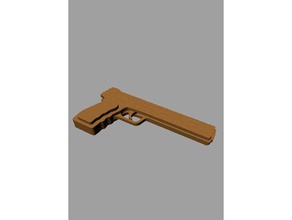 rubberband gun toys & games rubber band 3d print model - Mito3D