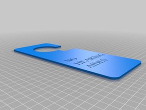 shower sign hearing aid users signs & logos aides 3d print model - Mito3D