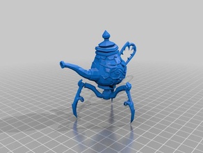 eyepot düzeltme video oyunları alice Harikalar diyarı madness döndürür buhar çaydanlık 3d print model - Mito3D