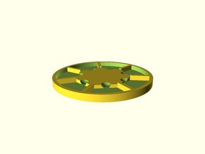macao rose ruota organizzatore giocattolo & accessori di gioco 3d print model - Mito3D
