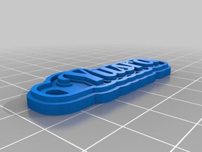 yusra keychains customized 3d print model - Mito3D