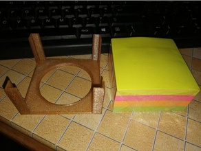 post note holder wilko's office 3d print model - Mito3D