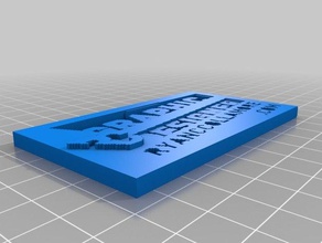 3d çizgi busnesscards 3d print model - Mito3D