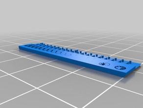 single-slice-Harz Genauigkeit testen 3d Drucker Zubehör 3d print model - Mito3D