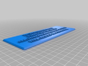 member access office customized 3d print model - Mito3D