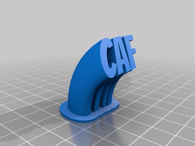 la caf bureau de personnalisé 3D print model - Mito3D