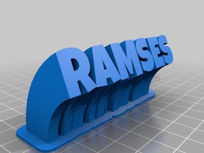 ramses - solo nombre office customized 3d print model - Mito3D