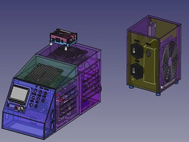 anet a8 rumba en la caja externa Impresora 3d de las piezas 3D print model - Mito3D