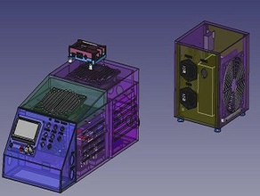 anet a8 rumba en la caja externa Impresora 3d de las piezas 3d print model - Mito3D