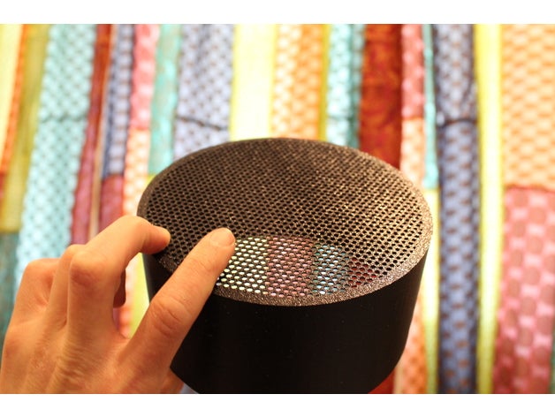 sieve 3mm diameter holes customizable 3d printing openscad 3D print model - Mito3D