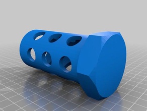 m84 inspirado inerte de una granada aturdidora 3d print model - Mito3D