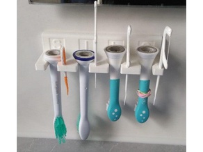 holder toothbrush sonicare bathroom 3d print model - Mito3D