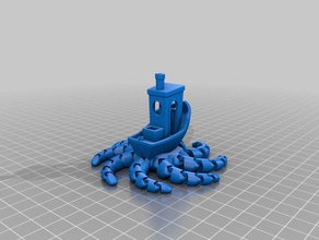 benchyocto 3d-drucken 3dbenchy benchy Boot octobenchy octoprint 3d print model - Mito3D