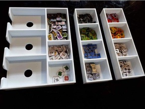 thunder alley organizer toy & game accessories boardgame gmt games storage tray 3d print model - Mito3D