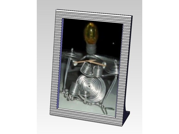 vertical photo frame 15x10cm Haushalt Foto Foto-Rahmen Fotografie 3D print model - Mito3D