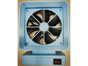 lehim duman çıkarıcı elektronik fan 3d print model - Mito3D