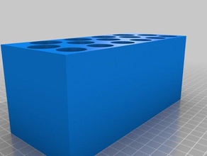 moinho de extremidade do titular porta-ferramentas & caixas tabuleiro 3d print model - Mito3D