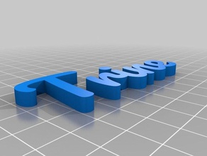 trine personalizado 3d print model - Mito3D