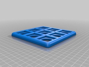 tic tac toe juego La impresión en 3d juegos de mesa 3d print model - Mito3D