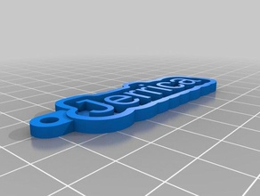 jerrica keychains customized 3d print model - Mito3D