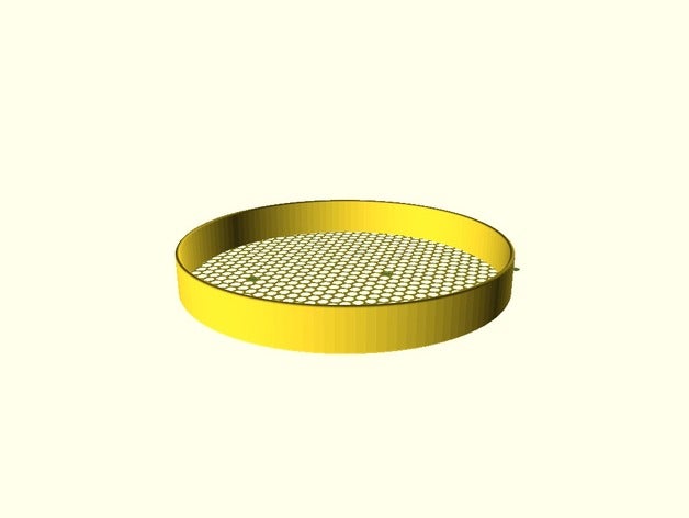 customizable sieve hand tools 3D print model - Mito3D