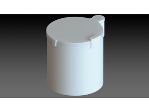 Aschenbecher luftdicht Container luftdichten box 3d print model - Mito3D