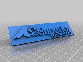 superior country leaf state w 3d printing 3d print model - Mito3D