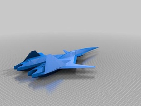 ace combat ngf pack vehicles fighter jetfighter sixth generation 3d print model - Mito3D