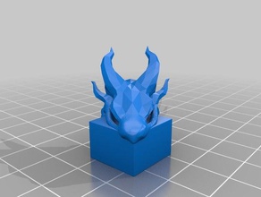 dragon crâne keycap v 3 ordinateur artisan 3d print model - Mito3D