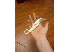 retráctil fang cuchillo herramientas de mano csgo el 3d print model - Mito3D