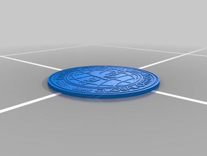 cs go 5 year veteran coin art csgo counter strike global 3d print model - Mito3D