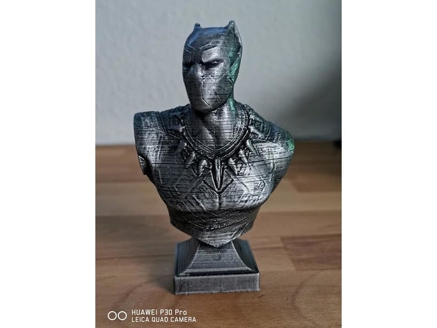 black panther buste sculptures panthère noire le de marvel mcu 3D print model - Mito3D