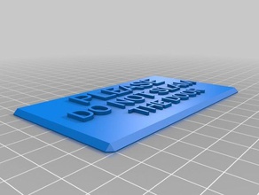 Tür-slam office kundengebundene 3d print model - Mito3D