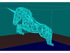 unicorn animals animal crazy horse model pony structure 3d print model - Mito3D