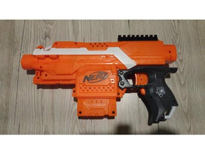 picatinny rail nerf stryfe toy & game accessories 3d print model - Mito3D
