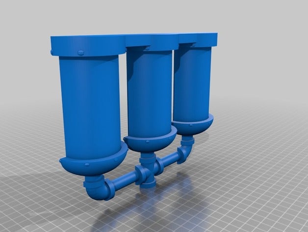 black mesa health charger tube assembly props cabinet half life 2 3D print model - Mito3D