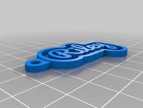 riley Schlüsselanhänger kundengebundene 3d print model - Mito3D
