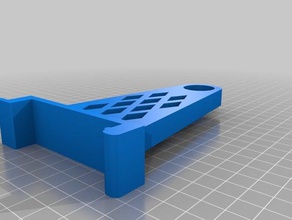 slatwall çubuk tutucu 100mm boşluk 3d yazıcı aksesuarları 3d print model - Mito3D