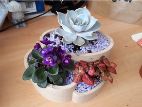 vaso di fiori all'aperto e giardino pot 3d print model - Mito3D