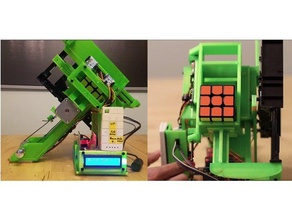 rubik cube robot scrambler - aussi solveur avenir la robotique arduino l'open source le rubik' rubiks 3d print model - Mito3D
