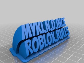 myki 2 office personalizado 3d print model - Mito3D