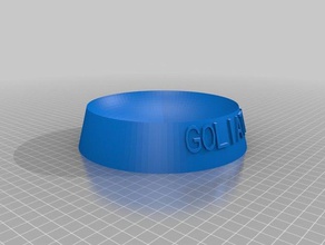 my customized fully parametric dog bowl pets 3d print model - Mito3D