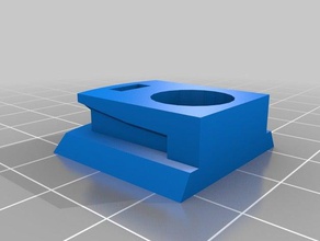 cateye mount screw passthrough 3d printing bike bracket tripod 3d print model - Mito3D