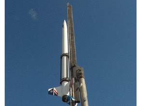 rocket fly-away rail guide v1 deprecated hobby callisto model rocketry 3d print model - Mito3D